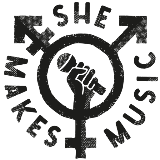 She Makes Music logo