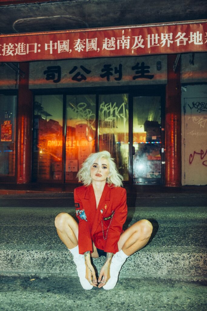 LIGHTS releases alt-pop fever dream ‘WHITE PAPER PALM TREES’ & brooding dark wave counterpart ‘SURFACE TENSION’